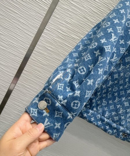 Alternative view of Louis Vuitton Clothes – Denim Jacket Blue Monogram For Women