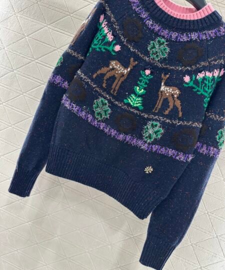 Alternative view of Chanel Clothes - Sweater Navy Blue For Women