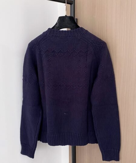 Alternative view of Chanel Clothes - Sweater Navy Blue/Dark Purple For Women