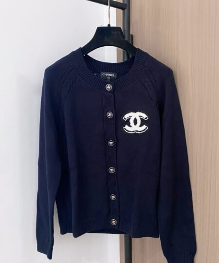 Chanel Clothes - Cardigan Dark Blue For Women