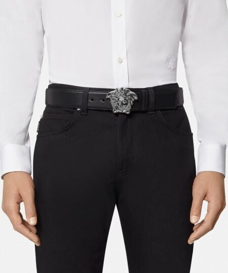 Alternative view of Versace La Medusa Leather Belt 4cm For Men DCU4140-DVTP1_KVO41