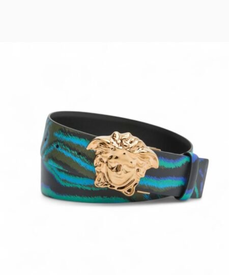 Versace Medusa Medium Leather Belt Multicolor 3cm For Men