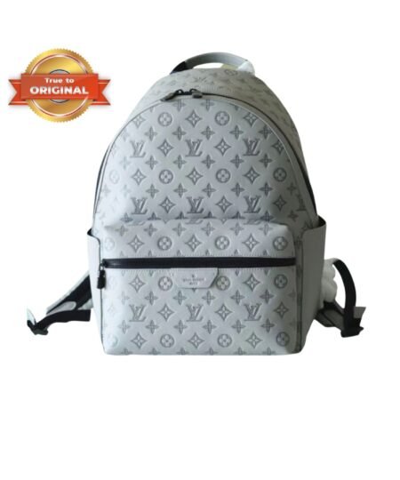[True-to-ORIGINAL] Louis Vuitton Discovery Backpack Grey For Men 11.4in/29cm