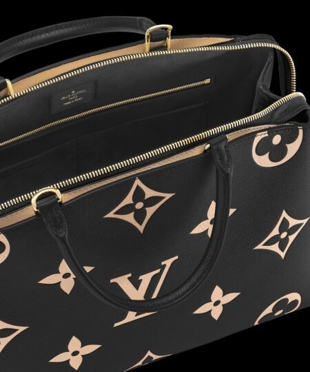 Alternative view of [True-to-ORIGINAL] Louis Vuitton Grand Palais Black/Beige For Women M45842 – 13.4 Inches / 34 Cm