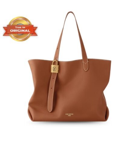 [True-to-ORIGINAL] Louis Vuitton Low Key Cabas MM Bag Cognac Brown For Women 18.5in/47cm M25342