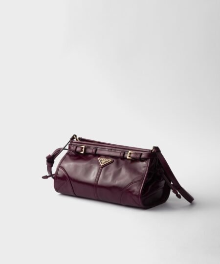 Alternative view of [True-to-ORIGINAL] Prada Bonnie Small Shoulder Bag Burgundy 26cm/10in – 1BH215_2CYR_F0LV7_V_OOO