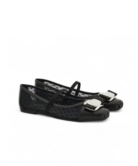 Ferragamo Vara Ballet Flats Black For Women 01J853 781914