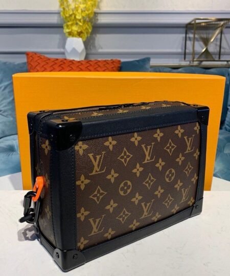 Alternative view of [True-to-ORIGINAL] Louis Vuitton Soft Trunk Monogram Canvas For Women Shoulder And Crossbody Bags 9.4in/24cm