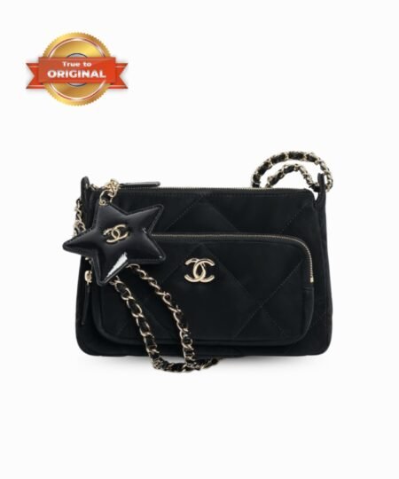 [True-to-ORIGINAL] Chanel Clutch With Chain Black For Women 8.3in/21cm‎ AP4771-B21406-94305