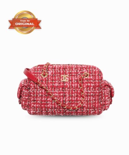 [True-to-ORIGINAL] Chanel Small Bowling Bag Red For Women 9.4in/24cm‎ AS5792-B22160-U2675