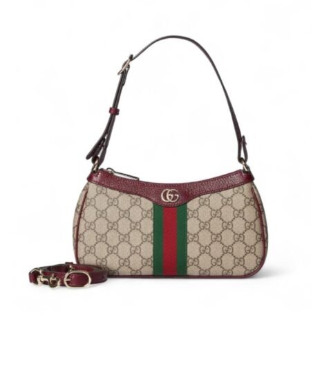 Gucci Ophidia Small Shoulder Bag Beige And Brown GG For Women 10.2in/26cm ‎841341 FAE0J 9789
