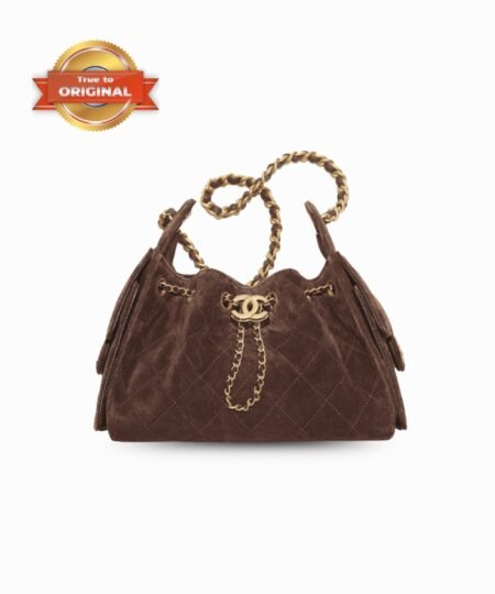 [True-to-ORIGINAL] Chanel 25 Mini Handbag Dark Brown For Women 8.7in/22cm‎ AS5631-B18799-U3950