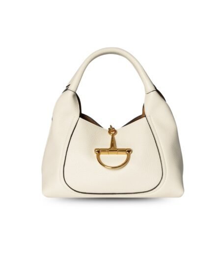 Gucci Softbit Medium Top Handle Bag White For Women 10.8in/27cm ‎837467 AAEAO 9050