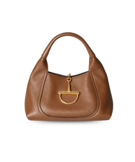 Gucci Softbit Medium Top Handle Bag Brown For Women 10.8in/27cm ‎837467 AAEAO 2718