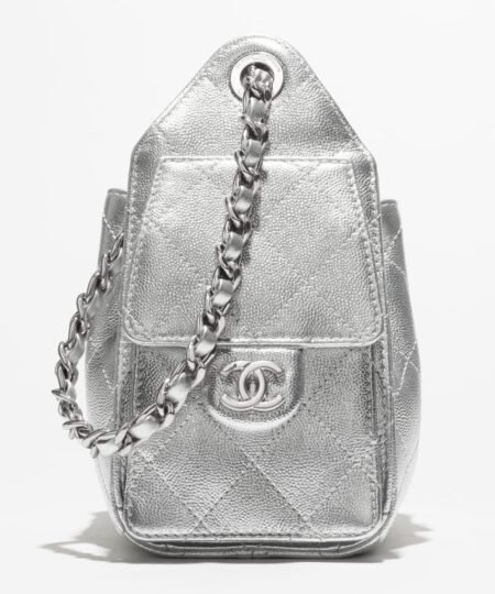 Alternative view of [True-to-ORIGINAL] Chanel 25 Mini Handbag Silvery For Women 8.7in/22cm‎ AS5631-B22716-U5341