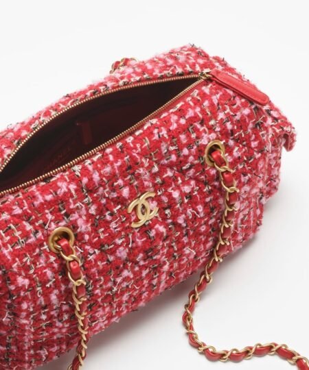 Alternative view of [True-to-ORIGINAL] Chanel Small Bowling Bag Red For Women 9.4in/24cm‎ AS5792-B22160-U2675