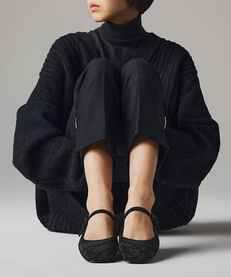 Alternative view of Hermes Light Ballet Flat Noir For Women H252057Z 02360