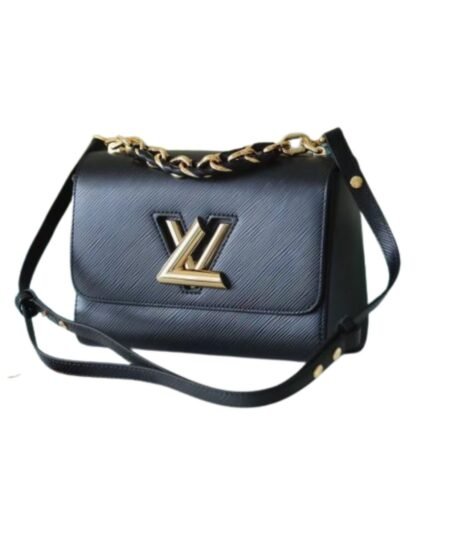 Louis Vuitton Twist MM Epi Black For Women, Women’s Bags, Shoulder And Crossbody Bags 9.1in/23cm LV M59887