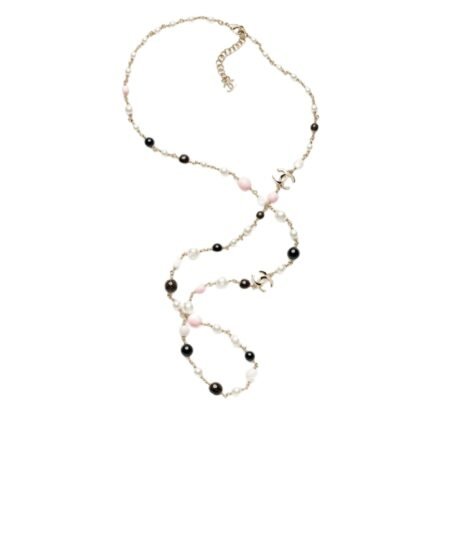 Chanel Pearl Long Necklace For Women ABG608-B22463-U4650