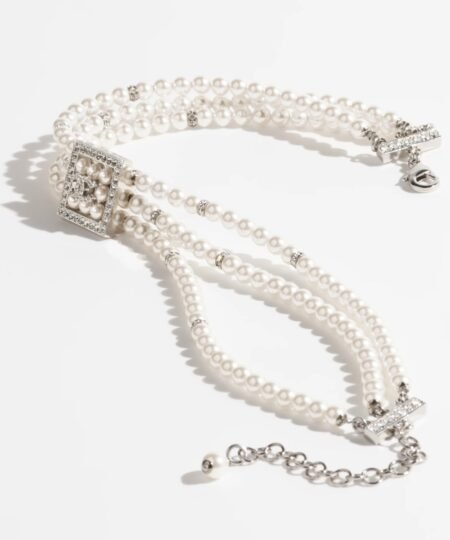 Alternative view of Chanel Pearl Rhinestone Necklace For Women ABD448-B16782-NY391