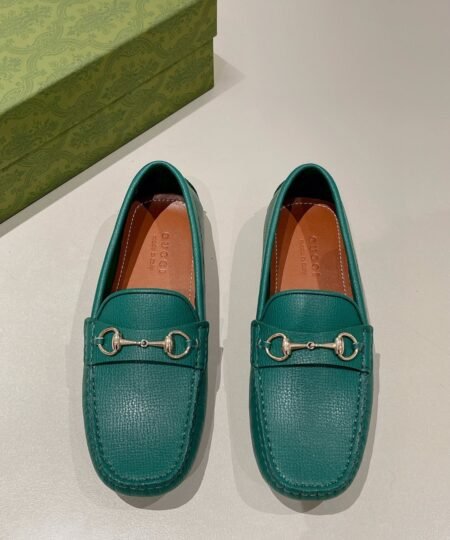 Gucci Men’s Horsebit Driver Green For Men 674254 UDU00 3120