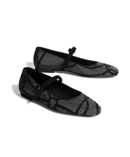 Hermes Light Ballet Flat Noir For Women H252057Z 02360