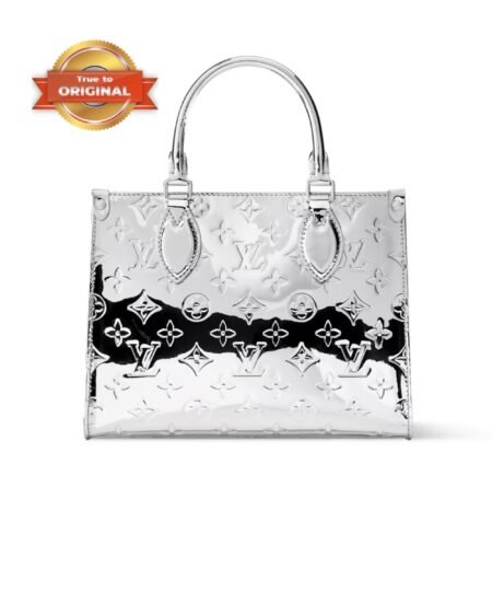 [True-to-ORIGINAL] Louis Vuitton OnTheGo PM Silver For Women 9.8in/25cm M26373