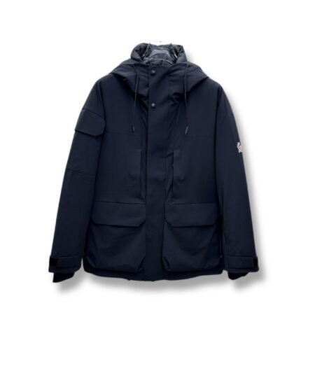 Moncler Technical Hooded Jacket Black For Men