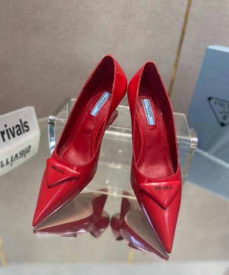 Alternative view of Prada Brushed Pumps Red For Women 2.6in/65mm PRD