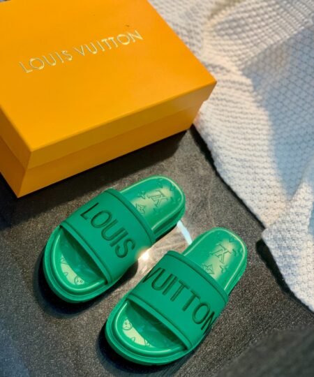 Alternative view of Louis Vuitton Women’s Pool Pillow Flat Comfort Mule Green For Women LV