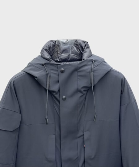 Alternative view of Moncler Technical Hooded Jacket Black For Men