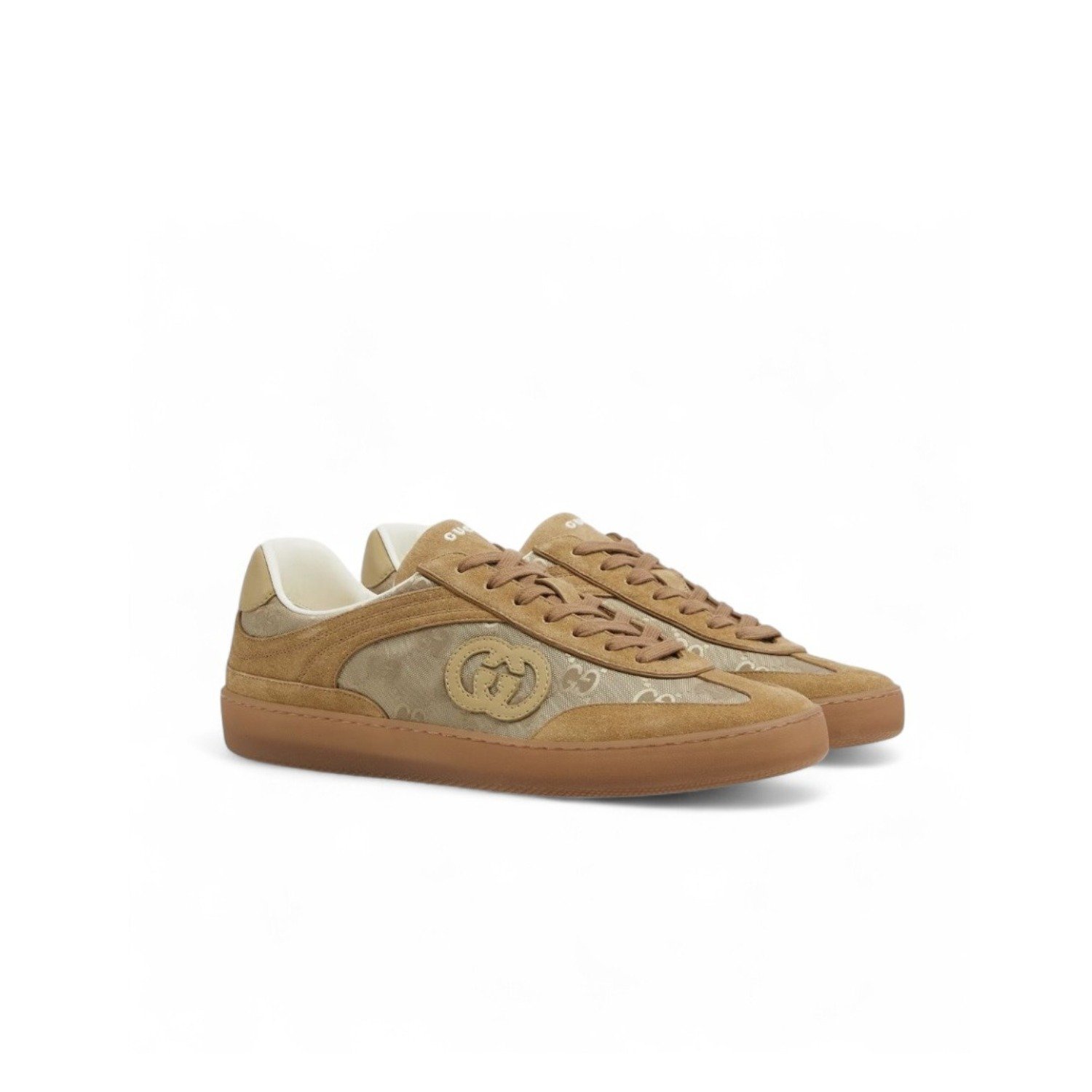 Gucci G75 Sneaker Beige For Men 813686 AAEX5 9547