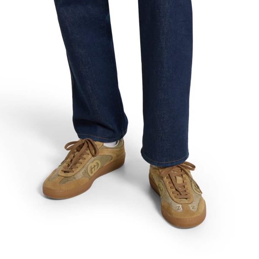 Gucci G75 Sneaker Beige For Men 813686 AAEX5 9547 - Image 2