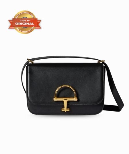[True-to-ORIGINAL] Gucci Siena Small Shoulder Bag Black For Women 8.9in/22.5cm 846705 AAFKB 1000