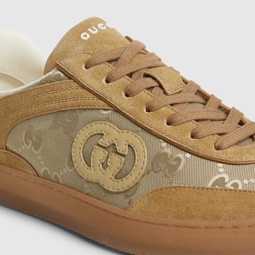 Gucci G75 Sneaker Beige For Men 813686 AAEX5 9547 - Image 4