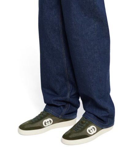 Alternative view of Gucci G75 Trainer Dark Green For Men 840330 AAE80 3354