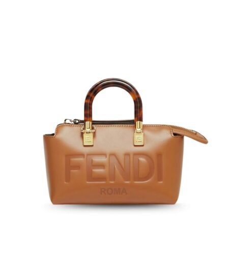 Fendi By The Way Brown Mini Bag For Women 20.5cm/8.1in 8BS067 ABVL F0NYJ