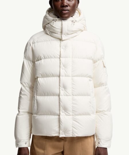 Alternative view of Moncler Maya 70 Hooded Short Down Jacket White For Women K20931A0010254A81