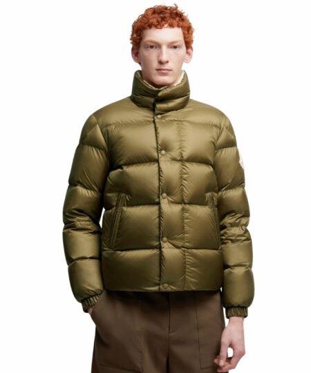 Alternative view of Moncler Tripiti Short Down Jacket Dark Green For Men