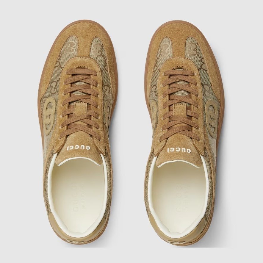 Gucci G75 Sneaker Beige For Men 813686 AAEX5 9547 - Image 6