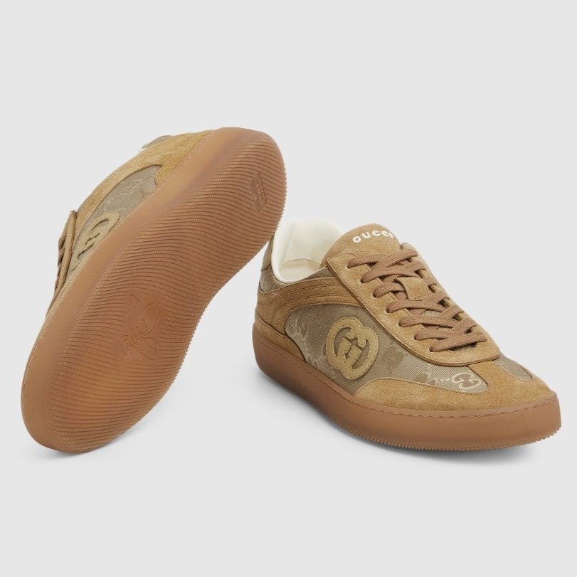 Gucci G75 Sneaker Beige For Men 813686 AAEX5 9547 - Image 7