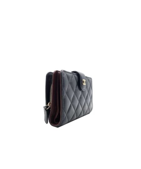 Alternative view of Chanel CC Lambskin Wallet Gold Hardware Black For Women 5.9 in / 15 cm