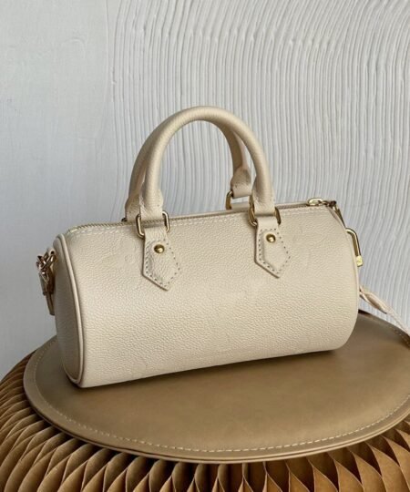 Alternative view of Louis Vuitton Papillon BB Bag In Monogram Empreinte For Women 7.9in/20cm Crème Beige M45994