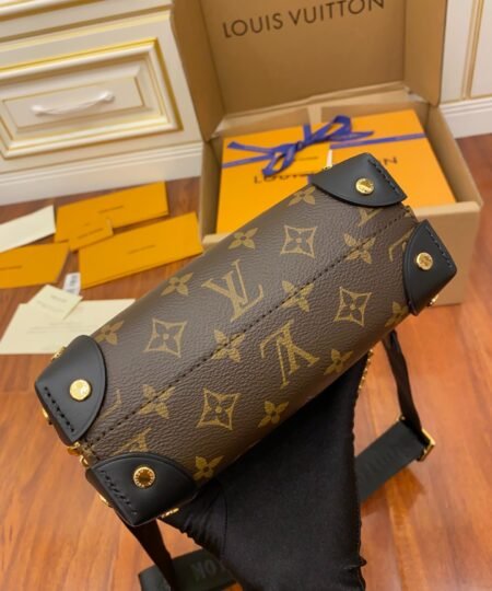 Alternative view of Louis Vuitton Petite Malle Souple Monogram Canvas Black For Women, Women’s Handbags 7.9in/20cm LV M45571