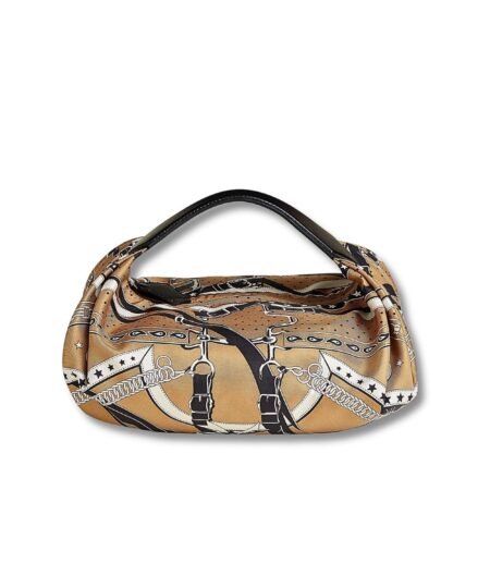 Hermes Balusoie Bag Biscuit/Noir 32cm/13in – H084907CKAF