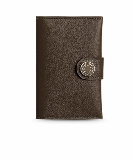 Hermes R.M.S Card Holder Rose Écorce For Women 4.1in/10.5cm H084335CKAX