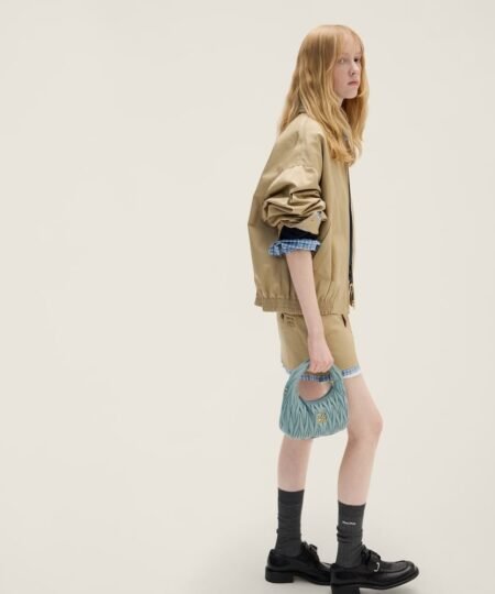 Alternative view of Miu Miu Wander Hobo Small Bag Powder Blue For Women 20cm/ 7.9in – 5BC125_AN88_F0035_V_OOY