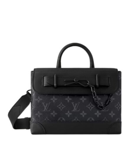 Louis Vuitton Steamer PM Black For Men 9.8in/25cm M46953