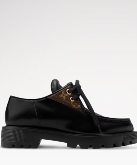 Alternative view of Louis Vuitton District Derby Flat Loafer Black For Women 1AIBY5