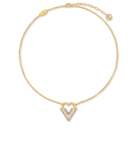 Louis Vuitton Essential Love Necklace Yellow Gold Hardware For Women M03503